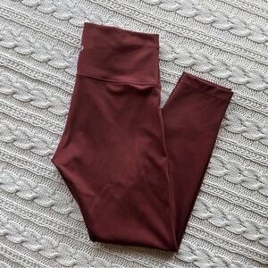 Lululemon Athletica Red High-Rise Leggings